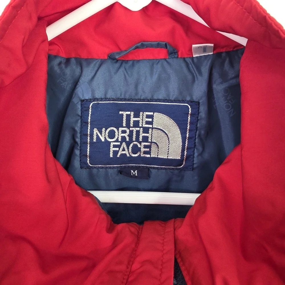Vintage The North Face Red Jacket 1986‎ Made in Taiwan Men's M Minor Spots